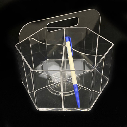 壓克力旋轉文具收納筒(M8006)